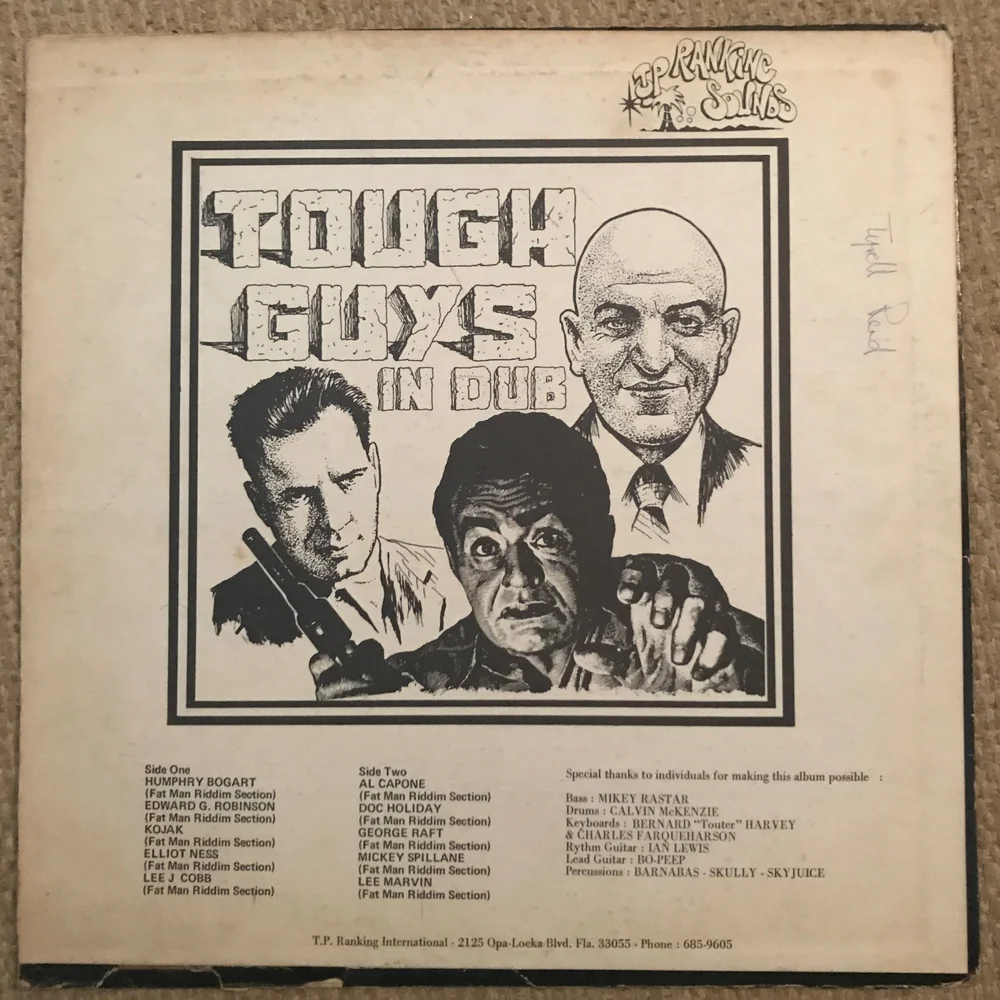 Fatman Riddim Section - Tough Guys In Dub - Top Ranking LP 33T